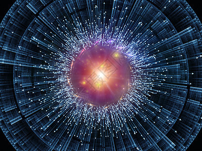 信息突发系列科学信息技术教育学科中箭头分形元素爆炸的排列