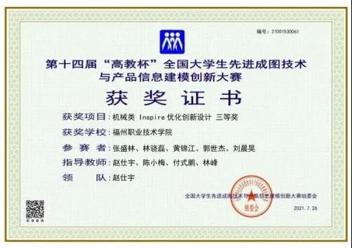 我校学子在全国大赛中荣获佳绩